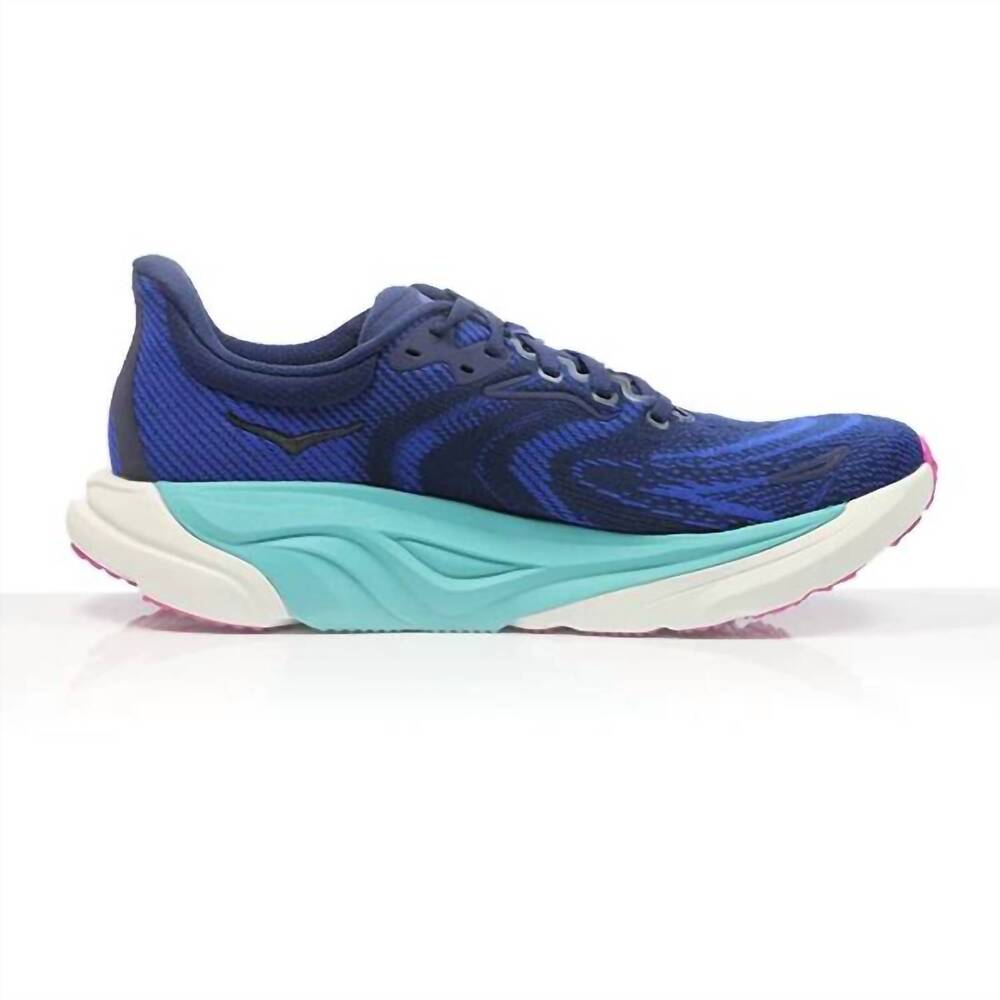 NEW HOKA women's arahi 8 running shoes in midnight blue/ultramarine